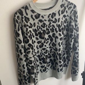 Brave soul London leopard print sweater